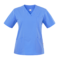 CASACCA SONIA COLLO V DONNA-AZZURRO